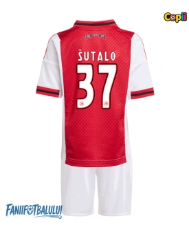 Ajax Josip Sutalo #37 Echipament de Fotbal Replică 2025-26 Copii Acasa (+ Șorturi)
